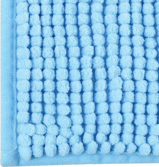 PANA Pluizige douchemat met hoekuitsparing • badmat in versch. kleuren