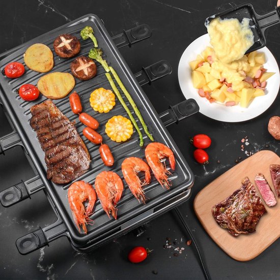 Electrische bbq - barbecue - 1200W - 2 delig van Merkloos — afbeelding 2