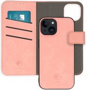 iMoshion Hoesje Met Pasjeshouder Geschikt voor iPhone 15 - iMoshion Uitneembare 2-in-1 Luxe Bookcase - Roze