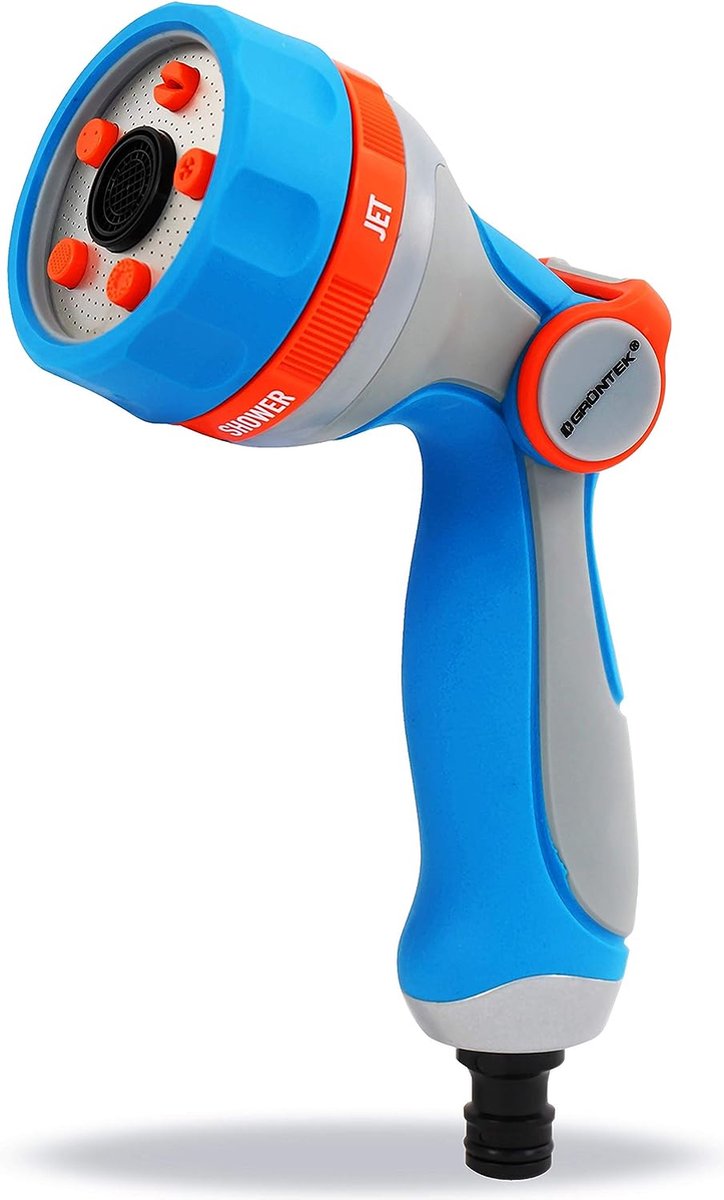 Ultralichte handdouche met multifunctionele sproeier met 5 soorten rechte lijnen douche met ergonomische handgreep en comfortabele duimbediening universele snelaansluiting