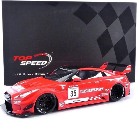 Nissan 35GT-RR Ver.1 LB-Silhouette WORKS GT - 1:18 - Top Speed | bol