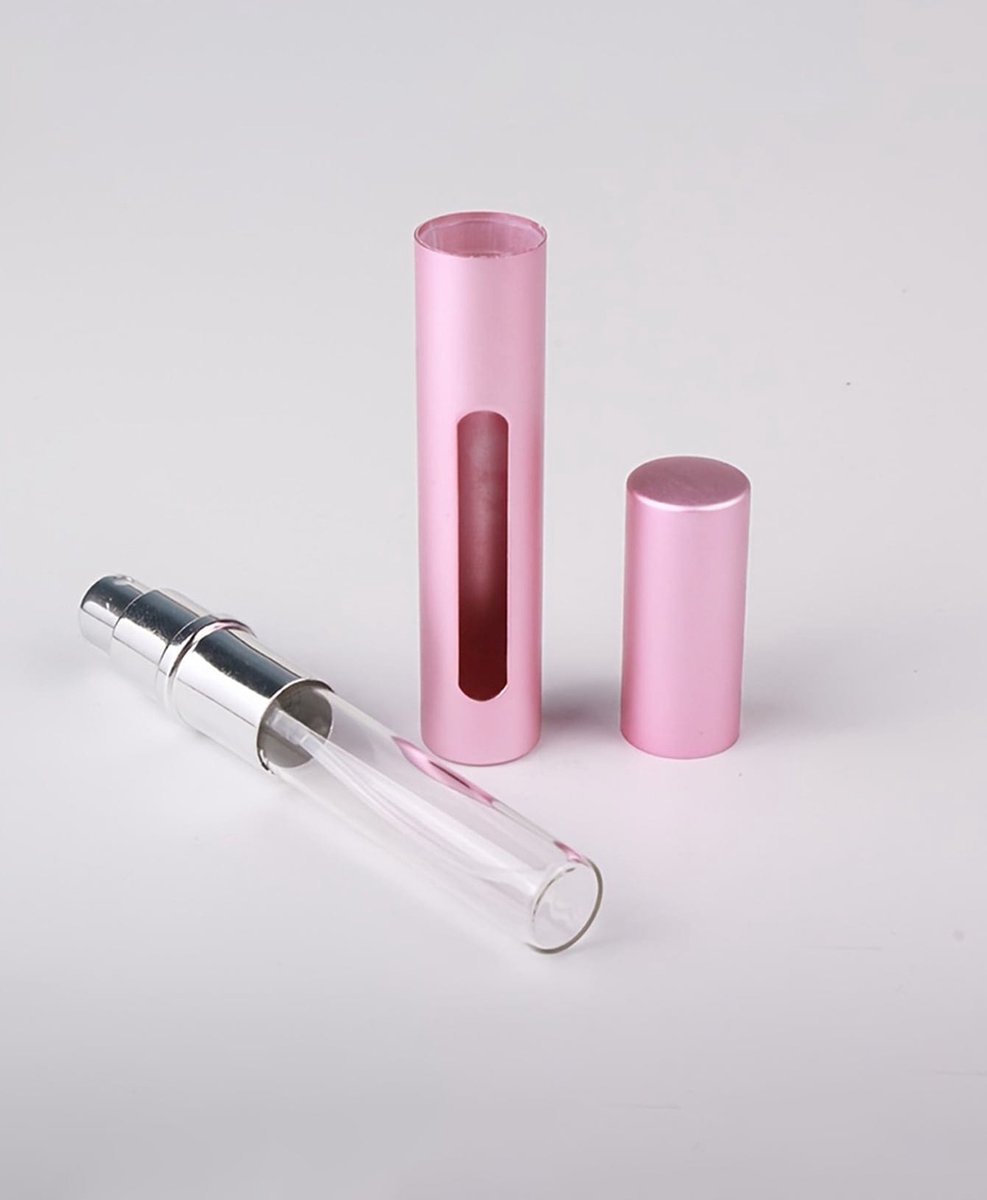 5 Ml Navulbare Parfumfles-Cosmetische Draagbare Lege Fles-Reizen Verstuiver-parfumverstuiver spuitflesje-Draagbaar voor Reizen-Navulbaar-Fijne Spray- pink
