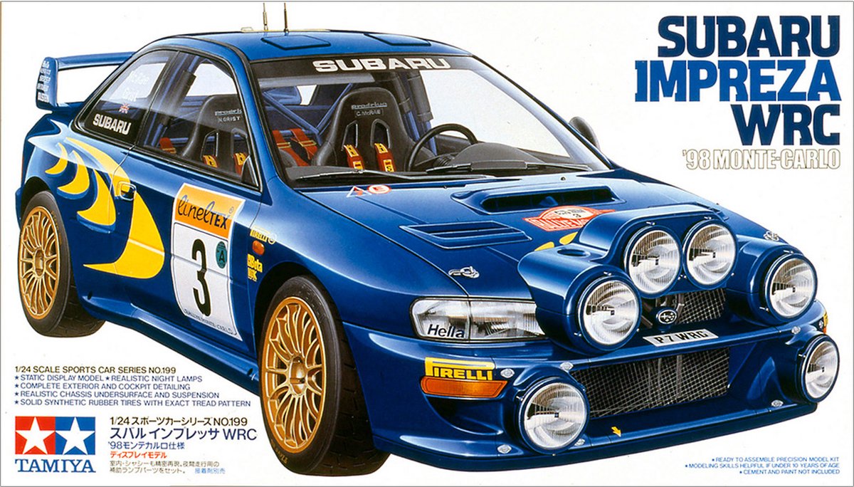 Heller - Subaru Impreza WRC 02 1/43 (Accessoires Colle Peinture