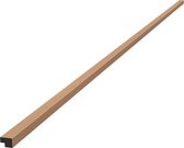 Akudeco® Akoestische wandpanelen - Akupanel - Eindlat - Hoek - Donker eiken - 270 x 2.7 cm