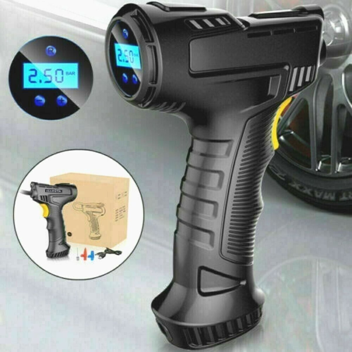 Luchtborstelspuitpistool Airbrush Kit Compressor Draagbare Air Brush Paint Spray Gun for Nail Art Desgin Tattoo Cake