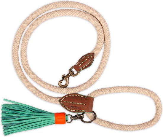 Dwam Looplijn - Hondenriem - Beige - S - 160 cm
