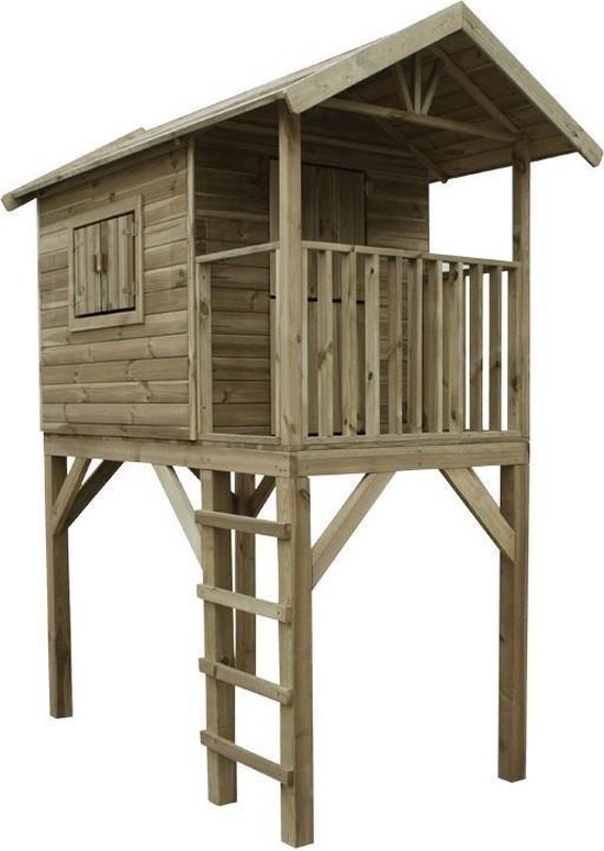 Houten speelhuis Treehut - Prestige Garden