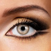 Lentilles de couleur Fashionlens® - Coco Hazel Brown - lentilles de contact marron avec porte-lentilles