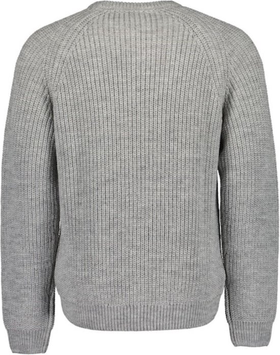 Blue Seven heren trui gebreide trui heren licht grijs 376435 maat M bol