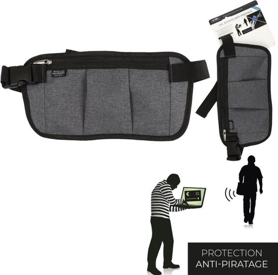 sac banane anti-piraterie 29x12.5cm