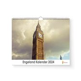 Huurdies - Engeland Kalender - Jaarkalender 2024 - 35x24 - 300gms