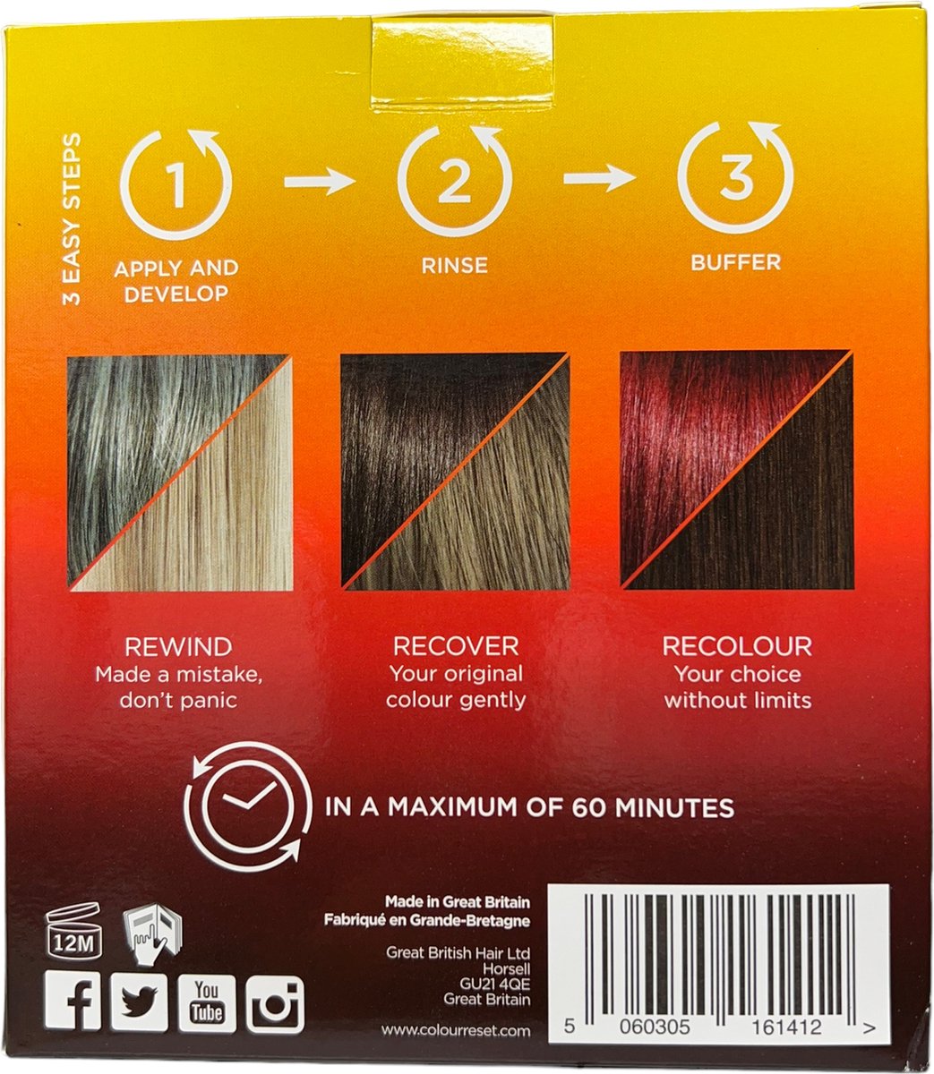Colour Reset Color Remover Kit