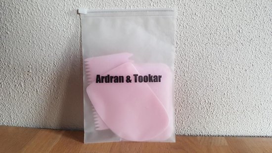 AERZETIX - C50032 - Set van 2 - Driehoekige getande spatel