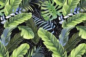 Fotobehang Tropische Bladeren - Vliesbehang - 368 x 280 cm