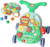 Baby Walker - Educatief Babyspeelgoed - Baby Loopwagen - Baby Looptrainer - Leren & Lopen - Leren Lopen - 2 in 1 Loopwagen - 2 in 1 Tafel & Loopwagen - Loopstoeltje Baby - Loopwagens - Meisje & Jongen | Groen