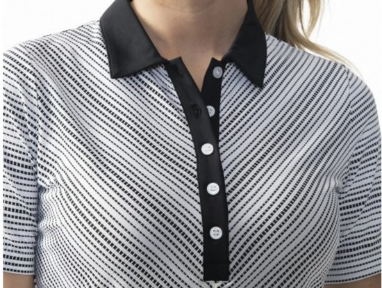 Daily Sports Golf Shirt - Zwart/ Wit - Maat S van Daily Sports — afbeelding 3