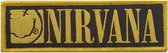 Nirvana - Logo & Happy Face Patch - Geel/Zwart