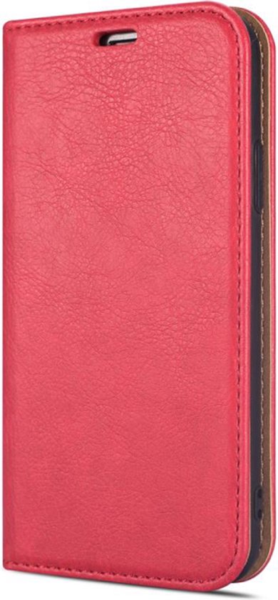 Apple iPhone X/ XS Rico Vitello Magnetic Wallet case/book case cover couleur Rouge