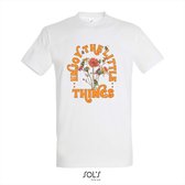 T-shirt Enjoy the little things - T-shirt korte mouw - Wit - 6 jaar