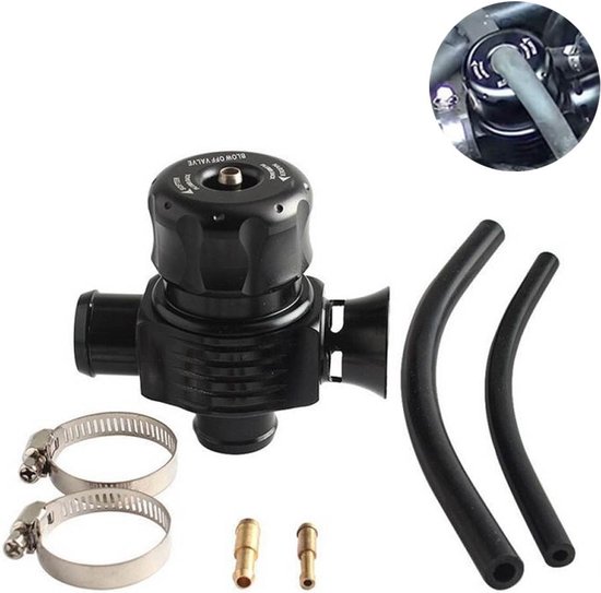 Blue Trumpet For FV Series Blow Off Valve – Open Atmosphere Release Port, Anodized 3 thumbnail image