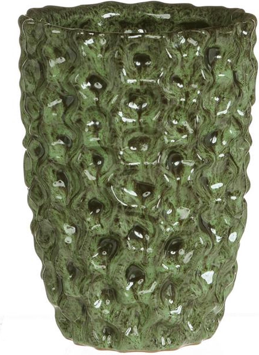 Ideas 4 Seasons Vaas Dented Mos Groen Ø15 20 Cm