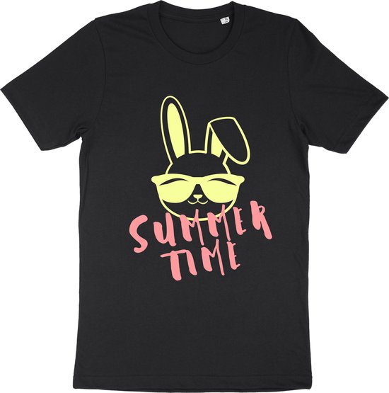 T-shirt drôle pour hommes et femmes - Heure d'été - Zwart - 3XL