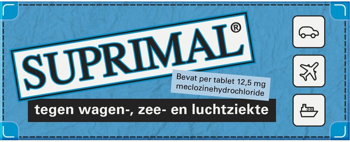 Goedkoopste Suprimal Reistabletten - 3 x 10 tabletten