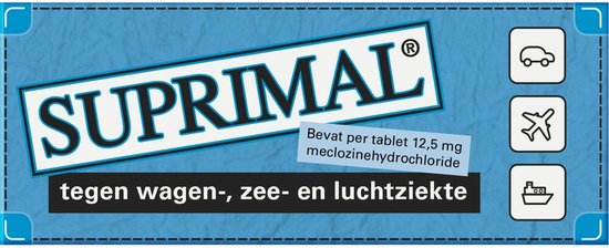 Foto: Suprimal reistabletten 3 x 10 tabletten