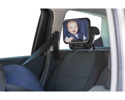 Dooky Autospiegel – Veilig Baby Spiegel voor Achterbank – 360 Graden Verstelbaar – Eenvoudig te Bevestigen – Universeel Formaat 25,5x17,5 cm