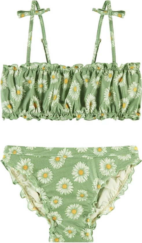 Beachlife Daisy Bikini Zwemkleding Meisjes - Groen - Maat 98/104 | bol
