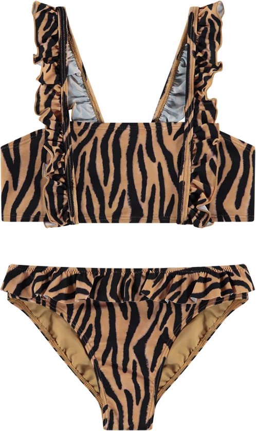 Beachlife Soft Zebra Zwemkleding Meisjes - Bruin - Maat 122/128