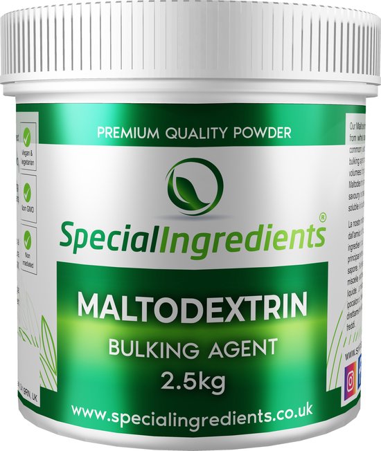 Maltodextrine En Poudre - 2,5 Kg - Glucides Complexes, Amidon De Maïs - Idéale Pour Sportifs - Marque Buxtrade