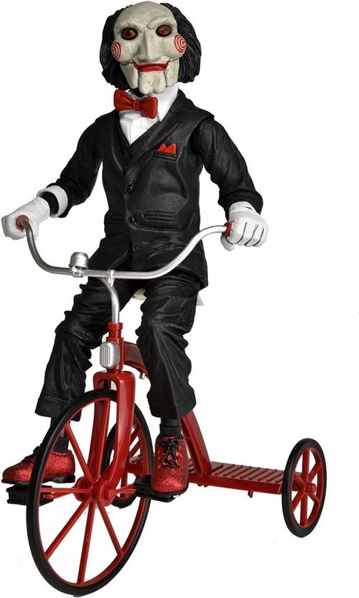 NECA SAW 12” ACTION FIGURE WITH SOUND RIDING TRICYCLE