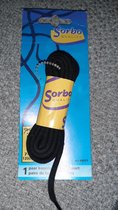 Sorbo Quality - 1 paar zwarte koordveters - ronde veters zwart - klassieke veter rond - 3mm - 120 cm - art 40051