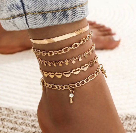 ♥ Bracelet de cheville pour femme