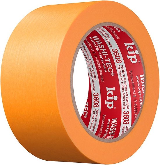 Kip 3608 Washi Tape Oranje 48mm - per rol