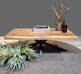 Mango Coffee Table Live Edge 120  3+3cm with Spiderleg