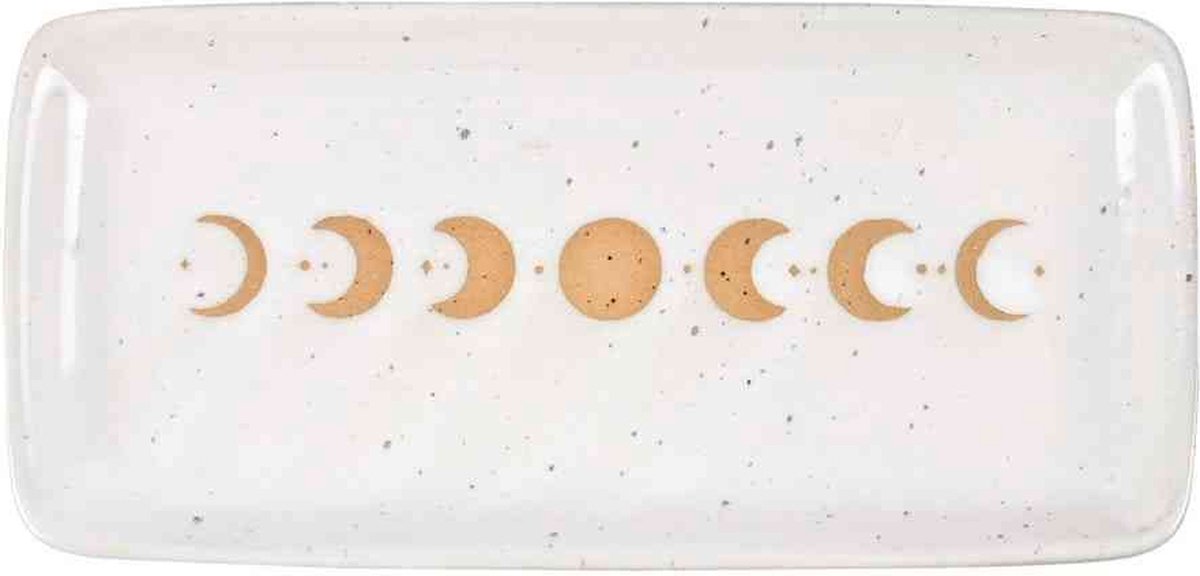 Moon Phase Decoratie schaaltje - Creme