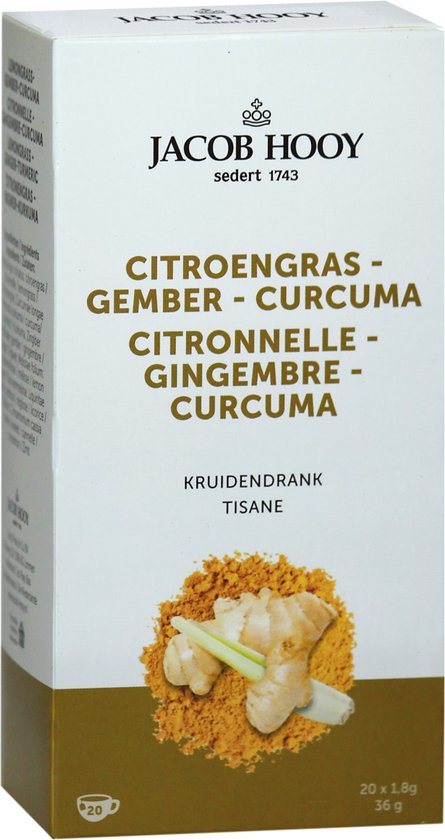 Infusion Citronnelle & Gingembre Bio 20 pièces