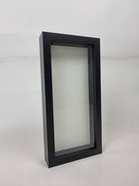Diepe lijst Zwart/Wit 4,5x16x33cm - Frame - Luxe Lijst - kader - Hangend
