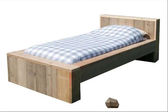 Lit enfant Rockwood® Storm comprenant l'assemblage avec sommier à lattes, incluant un pot de lavis gris