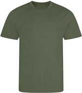 Vegan T-shirt met korte mouwen Cool T 'Earthy Green' - XL