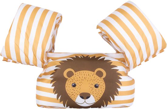 Swim Essentials - Puddle Jumper - Zwemvest - Drijfvest kind - Reddingsvest - 2-6 jaar - Foam - Leeuw - oranje - wit