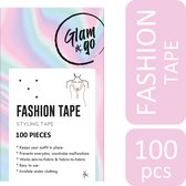 Glam & Go Fashion Tape - 100 stuks - Styling Tape - Kleding Tape - Dubbelzijdig - Transparant