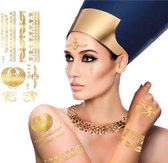 Fiestas Guirca - Egyptische tattoos goud