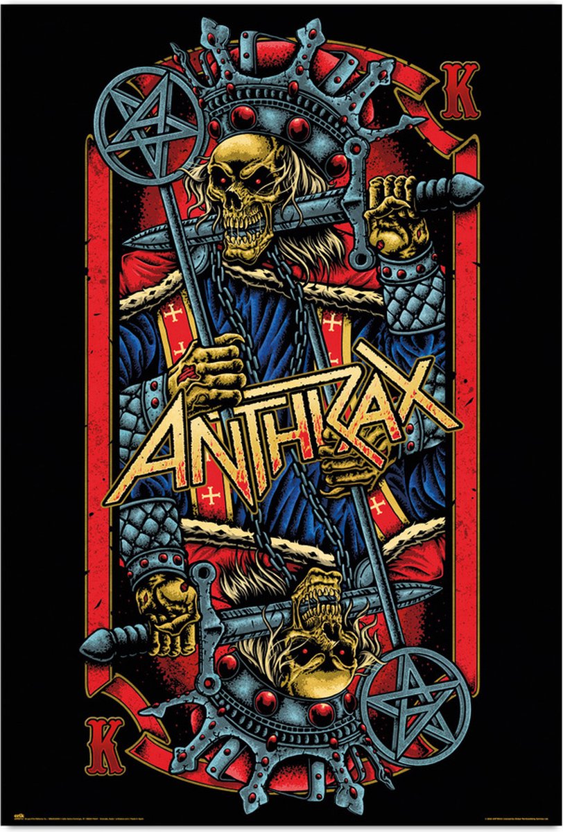 Grupo Erik Anthrax Evil Kings - Maxi Poster - 61 x 96.5 cm Multi color