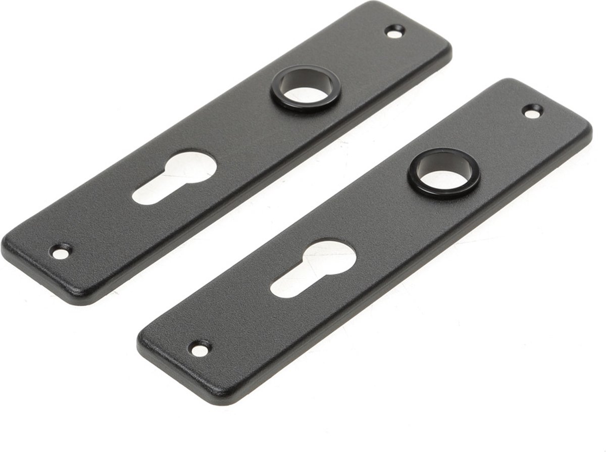 Schild - Zwart - Aluminium - VEILIG - Aluminium binnendeurschild rechthoekig 180x41x6 mm PC55, zwart