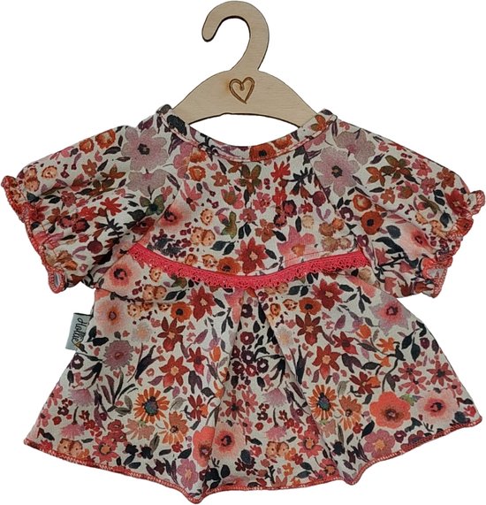 Foto: Hollie poppenjurk poppenkleding jurk retro flowers