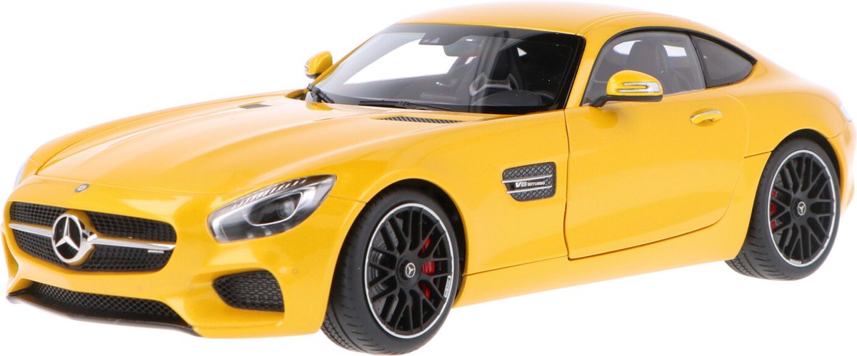 メルセデス・ベンツ　 AMG GTS イエロー 1/18 AUTOart Mercedes-AMG GT S - 1:18 - AUTOart | bol