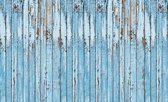 Wood blue wallcovering